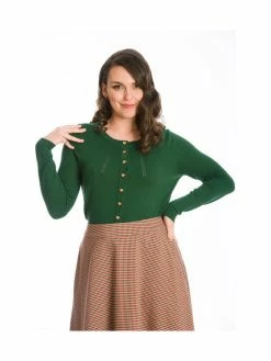 Banned Nina Vintage Inspired Cardigan In Green 8 Banned Nina Vintage Inspired Cardigan In Green -Timeless London Shop 1611848710sk2530220blk20ca2110120grn201 g38isryczfmijkhp 560x