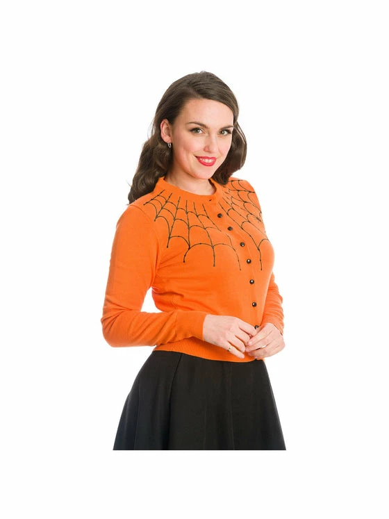 Banned Under Her Spell Cardigan In Orange 2 Banned Under Her Spell Cardigan In Orange - Image 2