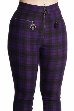 Banned Damien Stretch Skinny Trousers In Purple Tartan -Timeless London Shop 1625830141TP10365BLKTR31099PUR 0192 4cdb0bcf 89fd 4df4 9e9c b9e7eb5f43c9 560x