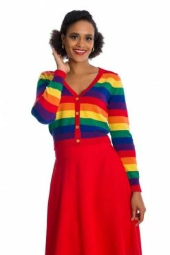 Banned Love Wins Cardigan In Rainbow Colors -Timeless London Shop 162747551006 29 CA21135RAINBOW 0249 560x