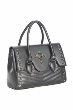 Banned Glow Of The Cross Handbag Purse Goth Vampire