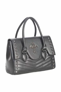 Banned Glow Of The Cross Handbag Purse Goth Vampire 8 Banned Glow Of The Cross Handbag Purse Goth Vampire -Timeless London Shop 1642509100BG34322BLACK1 560x