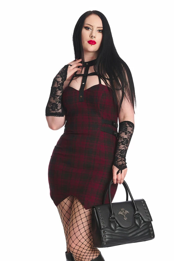 Banned Glow Of The Cross Handbag Purse Goth Vampire 2 Banned Glow Of The Cross Handbag Purse Goth Vampire - Image 2