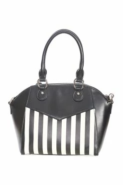 Banned Another Lost Soul Handbag Purse With Black And White Stripes 10 Banned Another Lost Soul Handbag Purse With Black And White Stripes -Timeless London Shop 1642514580BG34301BLACK3 560x