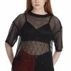 Banned Mesh Magic Long Oversized Top Goth