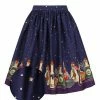 Collectif Jasmine Swing Skirt In Magic Potions