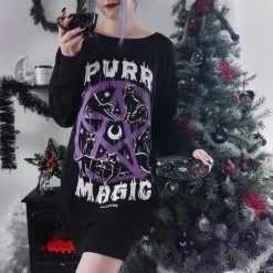 Killstar Purr Magic Knit Sweater Cat Print -Timeless London Shop 270223597 302039141695390 7360463312594581426 n 560x
