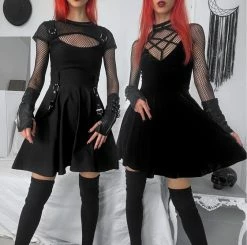 Killstar Magica Dress In Black Velvet With Harness Detailing 23 Killstar Magica Dress In Black Velvet With Harness Detailing -Timeless London Shop 279821258 7258460957557633 3595990358599531214 n 560x
