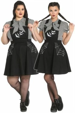 Hell Bunny Miss Muffet Pinafore Dress