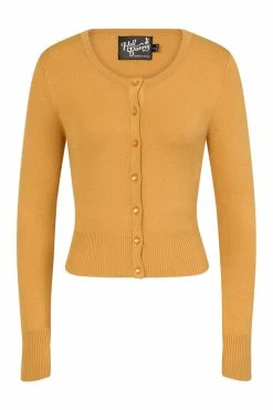 Hell Bunny Paloma Cardigan In Mustard -Timeless London Shop 6349 paloma cardigan mustard 10 72 1 1 b1784ab1 1f54 4426 a65a 11cadf832db4 560x