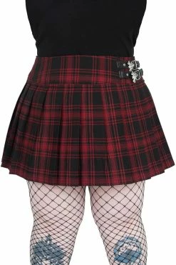 Killstar Bat Girl Skirt Red Tartan With Statement Buckles -Timeless London Shop BAT GIRL SKIRT TARTAN PLUS B x1600 8a9e911e 9939 42b3 ae54 ca8612d72049 560x