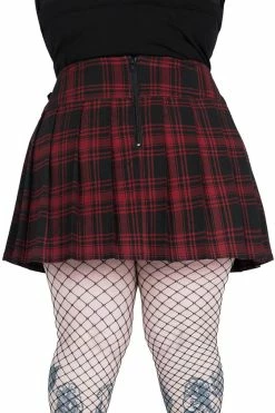 Killstar Bat Girl Skirt Red Tartan With Statement Buckles -Timeless London Shop BAT GIRL SKIRT TARTAN PLUS C x1600 f93fd8a1 d8d0 4212 9ecd 5f591232474c 560x