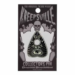 Kreepsville 666 Go Away Glow Planchette Enamel Pin -Timeless London Shop BEPGAG 3 560x