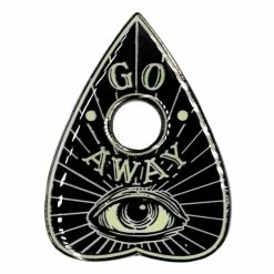 Kreepsville 666 Go Away Glow Planchette Enamel Pin -Timeless London Shop BEPGAG 560x