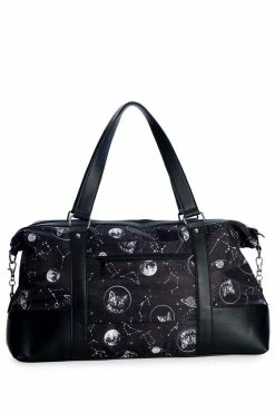 Banned Space Cat Gym/ Overnight Bag With Long Strap -Timeless London Shop BG34282BLACK3 560x