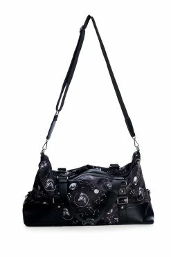 Banned Space Cat Gym/ Overnight Bag With Long Strap -Timeless London Shop BG34282BLACK4 560x