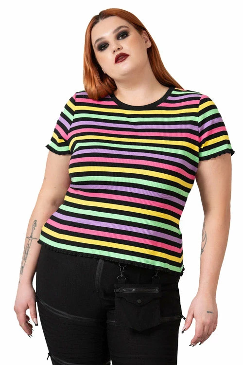 Killstar Blair Rainbow Tee 1 Killstar Blair Rainbow Tee