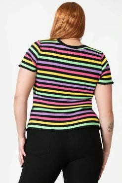 Killstar Blair Rainbow Tee 11 Killstar Blair Rainbow Tee -Timeless London Shop BLAIR TOP PLUS W D x1600 5dbb7a51 c583 44bf bd5e 1a461e2dd6a2 560x