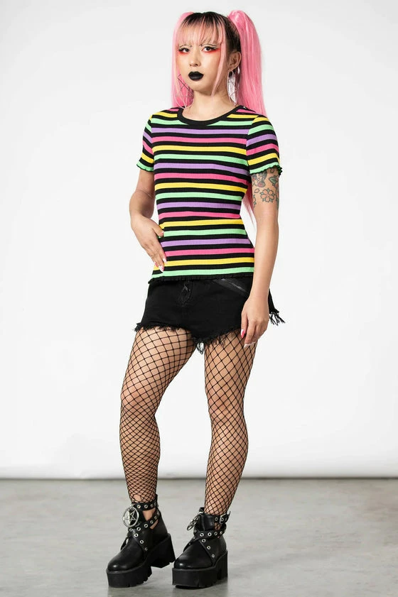 Killstar Blair Rainbow Tee 6 Killstar Blair Rainbow Tee - Image 6