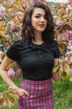 Timeless London Bat Collared Blouse -Timeless London Shop BatBlouse FR5 560x