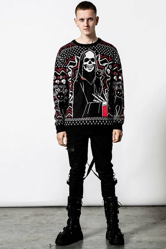 Killstar Catmas Knit Sweater 3 Killstar Catmas Knit Sweater - Image 3