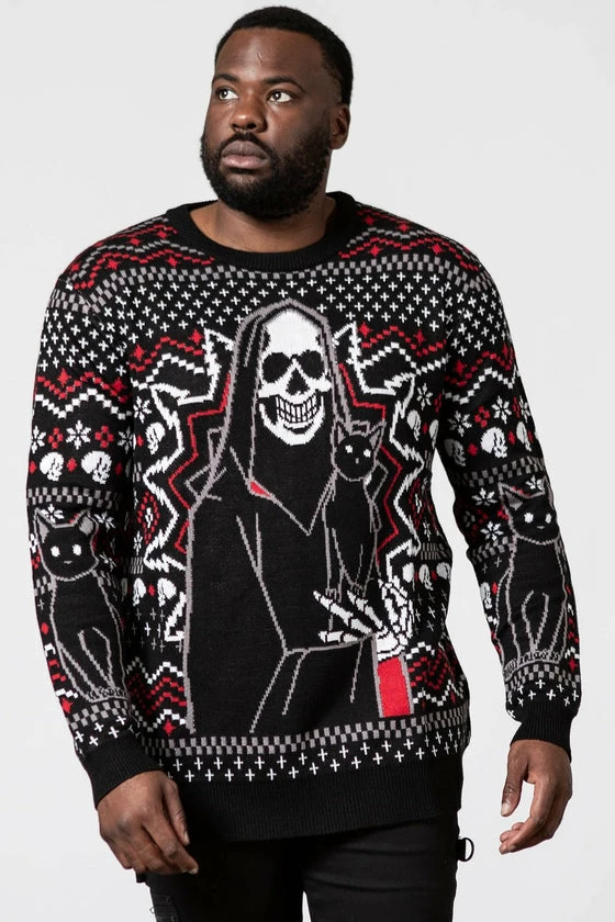 Killstar Catmas Knit Sweater 6 Killstar Catmas Knit Sweater - Image 6