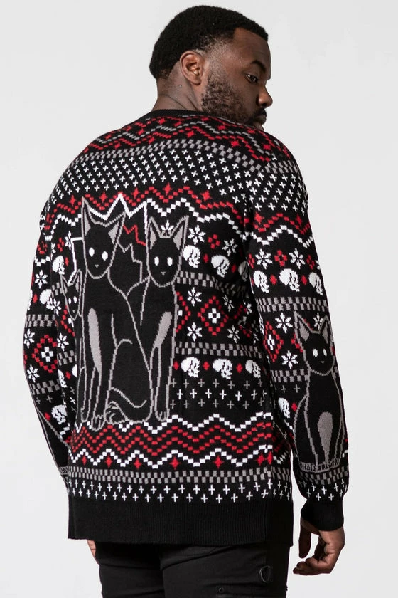Killstar Catmas Knit Sweater 8 Killstar Catmas Knit Sweater - Image 8