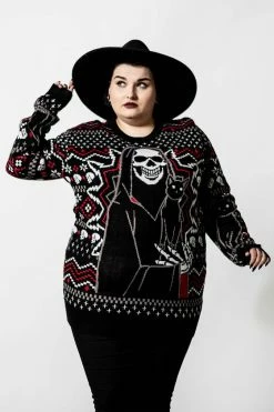 Killstar Catmas Knit Sweater 25 Killstar Catmas Knit Sweater -Timeless London Shop CATMAS KNIT SWEATER PLUS E x1600 049e7256 c6e1 40c5 9302 34fb610dbeec 560x