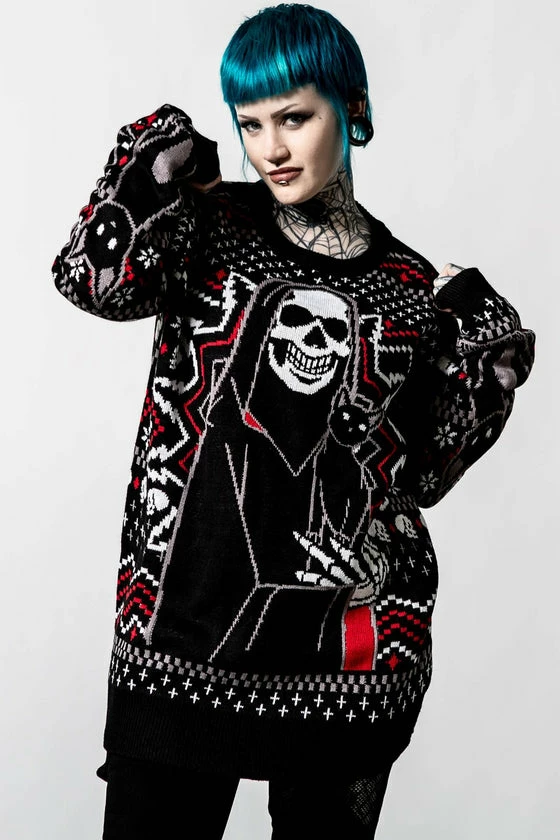 Killstar Catmas Knit Sweater 12 Killstar Catmas Knit Sweater - Image 12
