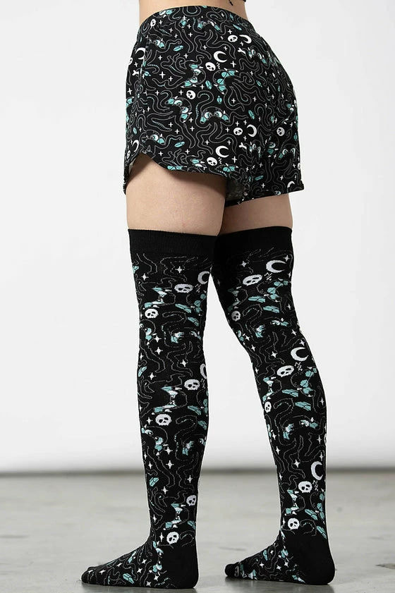 Killstar Cthulhu Knee-High Socks In Black Octopus 3 Killstar Cthulhu Knee-High Socks In Black Octopus - Image 3