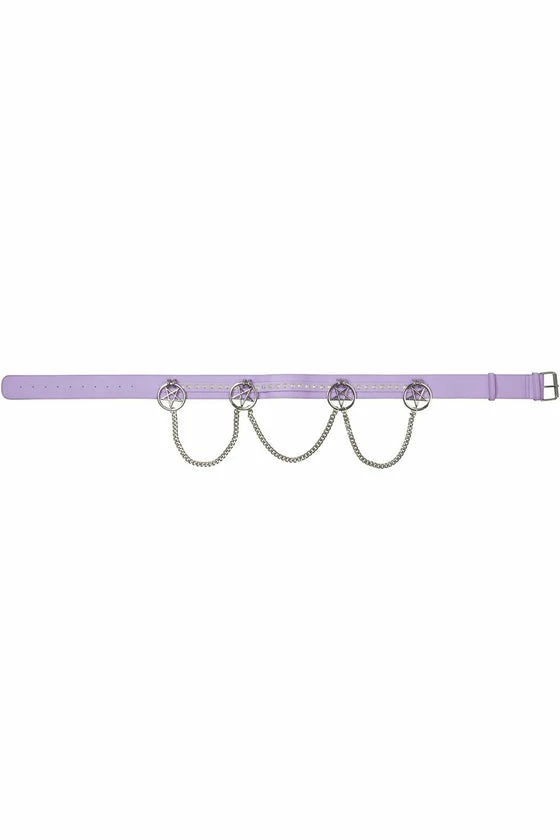 Killstar Curses Lilac Statement Belt 2 Killstar Curses Lilac Statement Belt - Image 2