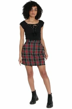 Hell Bunny Clash Mini Skirt