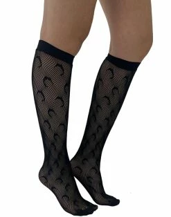 Pamela Mann Hosiery Pamela Mann Crescent Moon Net Knee Socks Black -Timeless London Shop CrescentMoonKneeHightSocks 02 1000x fc4a7973 5e01 44c4 ab9b 051ef30f5dd9 560x