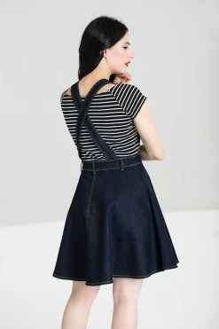 Hell Bunny Dakota Pinafore Dress In Navy Denim 8 Hell Bunny Dakota Pinafore Dress In Navy Denim -Timeless London Shop Dakota NVY B 01e78683 afd4 496b bbfb 3d2864d3c230 560x