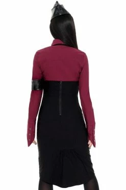 Killstar Darkwave Division Midi Suspender Wiggle Skirt In Black 11 Killstar Darkwave Division Midi Suspender Wiggle Skirt In Black -Timeless London Shop DarkwaveDivisionSkirt RB 560x