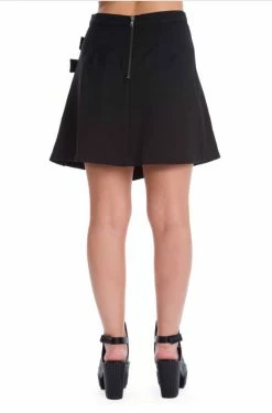 Banned Dull Moon Buckled Kilt Skirt -Timeless London Shop DullMoonSkirt BR 560x