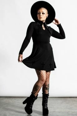 Killstar Elissabat Collared Dress -Timeless London Shop ELISSABAT COLLAR DRESS F x1600 66d299cd 8e43 4873 b71c 2fafe481fd16 560x