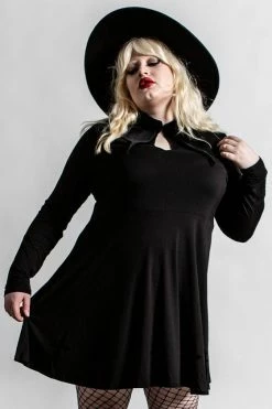 Killstar Elissabat Collared Dress -Timeless London Shop ELISSABAT COLLAR DRESS PLUS C x1600 65a8230e 7583 4691 9c02 b895212bccd6 560x