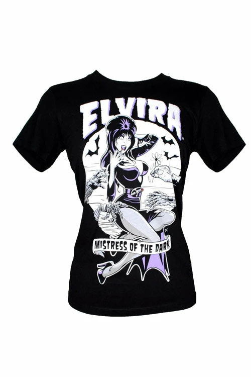 Kreepsville 666 Elvira Monster Hands Womens T-shirt 1 Kreepsville 666 Elvira Monster Hands Womens T-shirt
