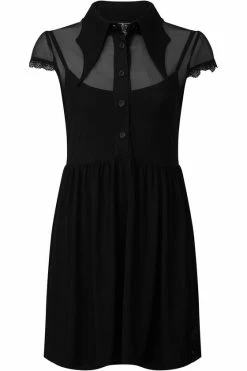 Killstar Eve Hallows Mesh Dress -Timeless London Shop EveHallowsDress GF 560x