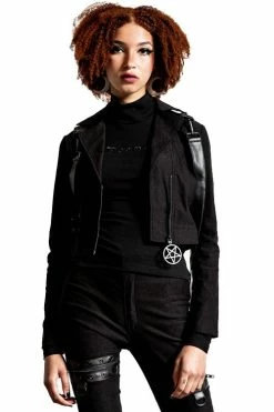 Killstar Freak Flag Jacket In Black