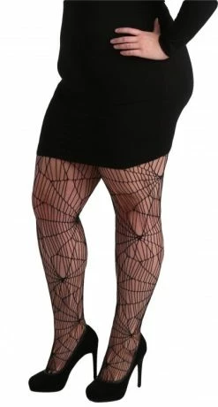 Pamela Mann Hosiery Fishnet Web Tights In Black 11 Pamela Mann Hosiery Fishnet Web Tights In Black -Timeless London Shop Fishnet Web Plus Blk 560x