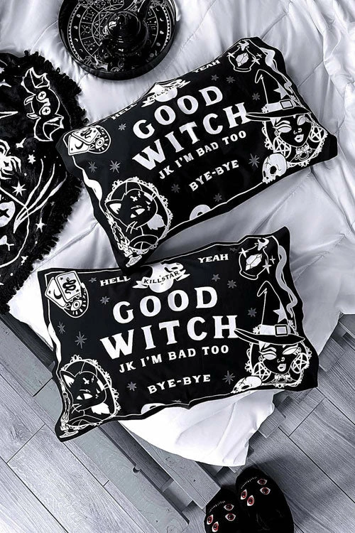 Killstar Good Witch Pillowcase Set GLOW IN THE DARK DETAILS! 1 Killstar Good Witch Pillowcase Set GLOW IN THE DARK DETAILS!