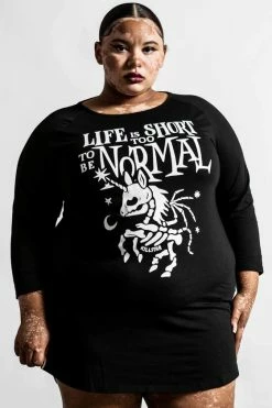 Killstar Gothicorn Sleep Raglan Top Unicorns Life Is Too Short To Be Normal -Timeless London Shop GOTHICORN SLEEP RAGLAN TOP PLUS B x1600 087c4c44 6005 4989 b2aa 6750bbbe883a 560x