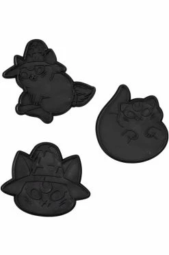 Killstar Ghost Kitty Cookie Cutters Set Of 3