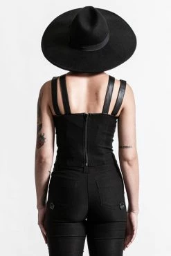 Killstar Jaded Strap Top In Black 12 Killstar Jaded Strap Top In Black -Timeless London Shop JADED STRAP TOP E x1600 ef3da8c0 5a48 42f6 a7b2 5fe2df4d7e5d 560x