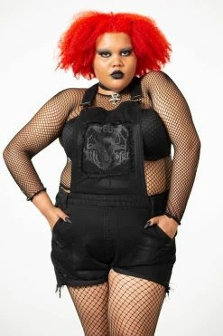 Killstar Foreteller Patch Denim Overalls With Distressed Detailing Festival Ready 17 Killstar Foreteller Patch Denim Overalls With Distressed Detailing Festival Ready -Timeless London Shop KMQGR 7Q 560x