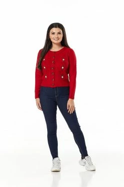 Timeless London Shop -Timeless London Shop LilyCardi Red FR 560x