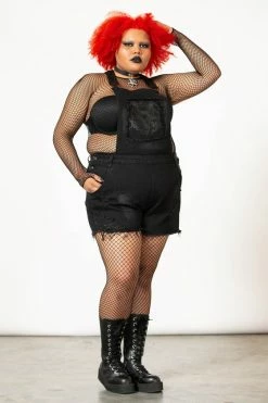 Killstar Foreteller Patch Denim Overalls With Distressed Detailing Festival Ready 18 Killstar Foreteller Patch Denim Overalls With Distressed Detailing Festival Ready -Timeless London Shop LpKdhUUw 560x