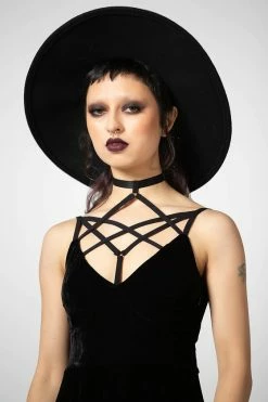 Killstar Magica Dress In Black Velvet With Harness Detailing 18 Killstar Magica Dress In Black Velvet With Harness Detailing -Timeless London Shop MAGICA SKATER DRESS W 5 x1600 067cbe6d 01f2 4f80 aaa9 8aed8b852929 560x